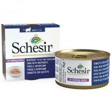 Schesir Tuna with Whitebaits ТУНЕЦ с АНЧОУСАМИ и рисом влажный корм консервы для кошек 85 г (750525)